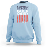 Gulf Of America Sweatshirt Est 2025 American Flag Gulf Mexico