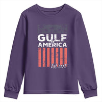 Gulf Of America Youth Sweatshirt Est 2025 American Flag Gulf Mexico