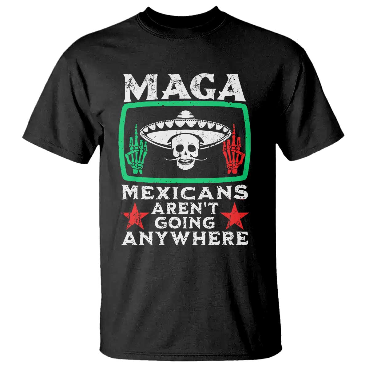 Mexicans Aren’t Going Anywhere T Shirt