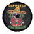Deported And Now I'm Back Spare Tire Cover Funny Mexican Sugar Skull