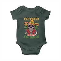 Deported And Now I'm Back Baby Onesie Funny Mexican Sugar Skull