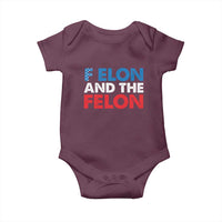 F Elon And The Felon Baby Onesie