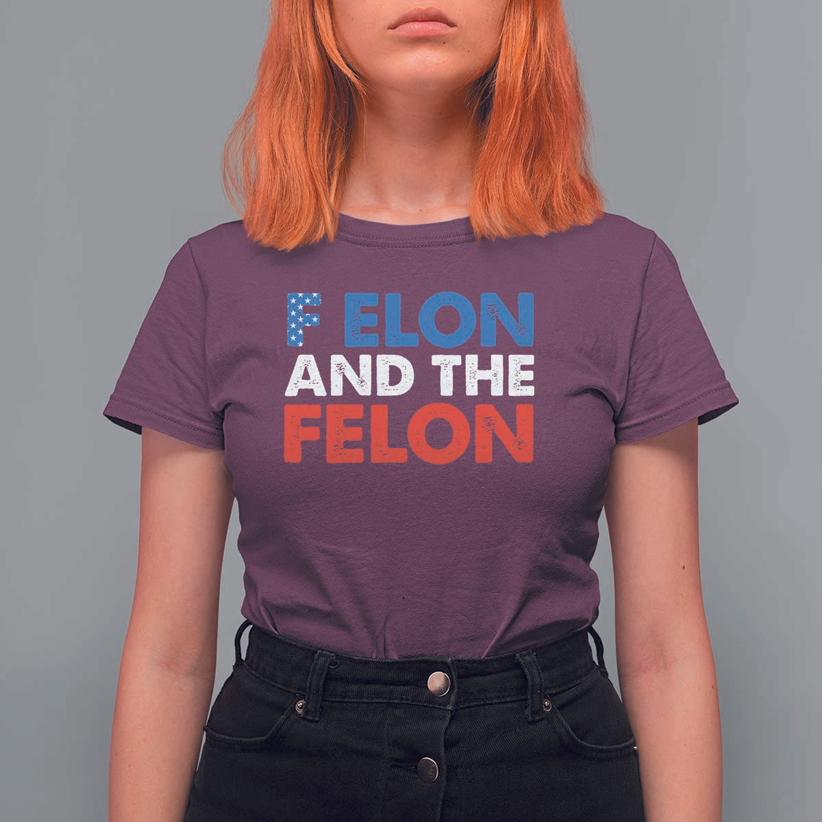 F Elon And The Felon T Shirt For Women