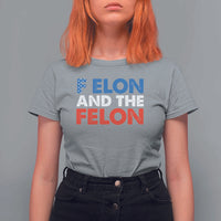 F Elon And The Felon T Shirt For Women
