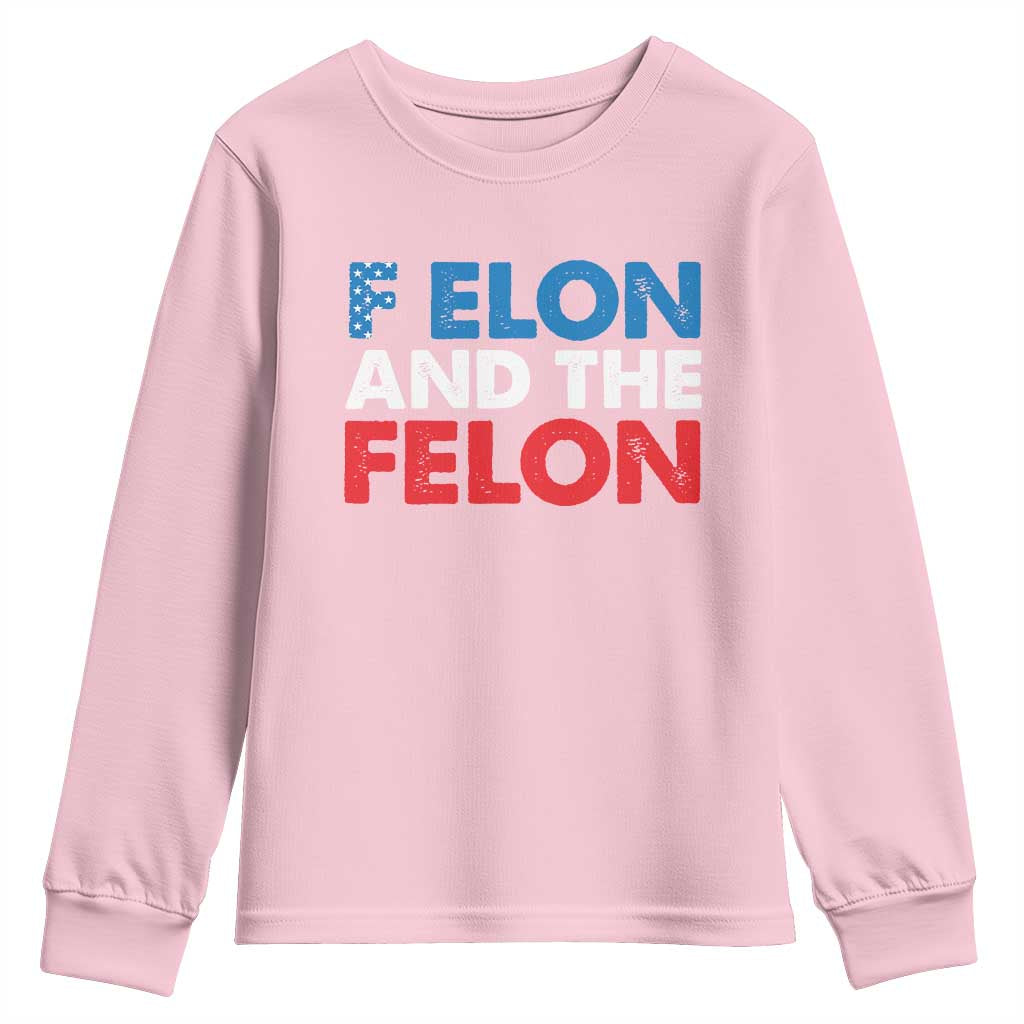 F Elon And The Felon Youth Sweatshirt