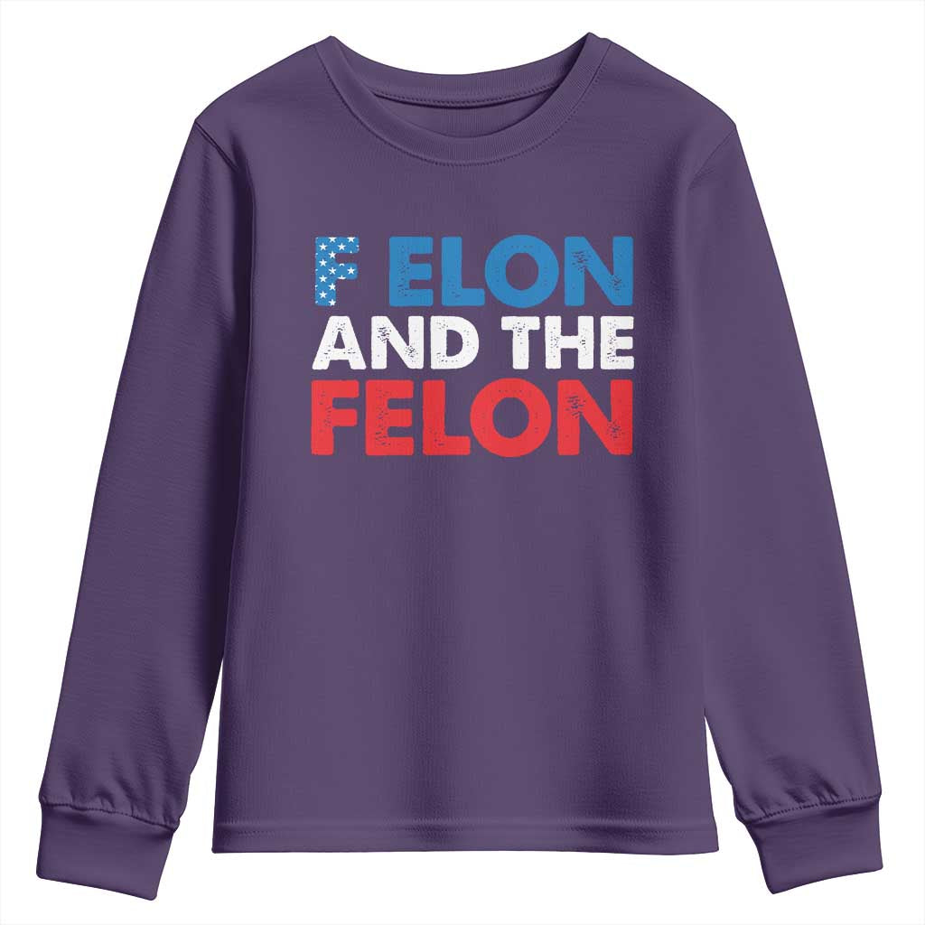 F Elon And The Felon Youth Sweatshirt