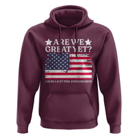 Are We Great Yet Hoodie Cause I Just Feel Embarrassed American Flag