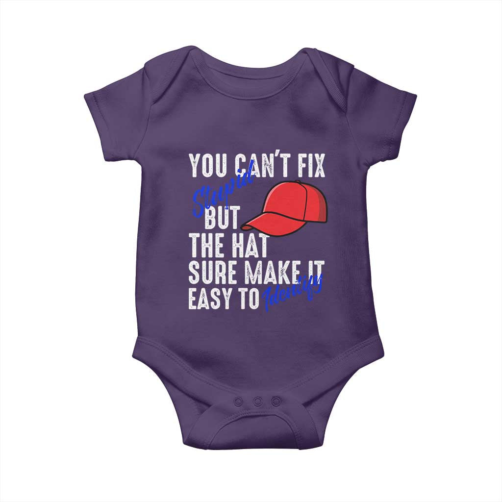 You Can't Fix Stupid But The Hats Sure Make It Easy Identify Baby Onesie