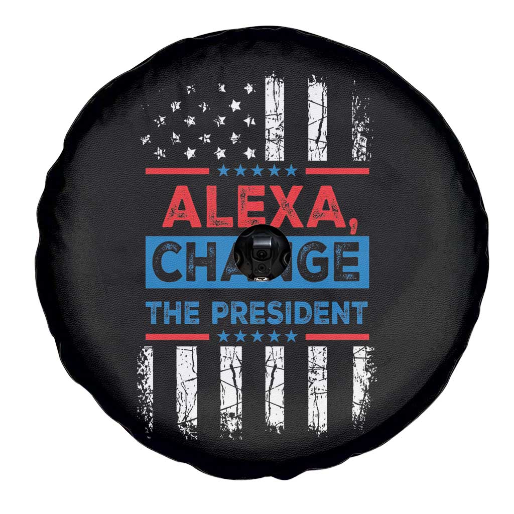 Funny Alexa Change The President Spare Tire Cover