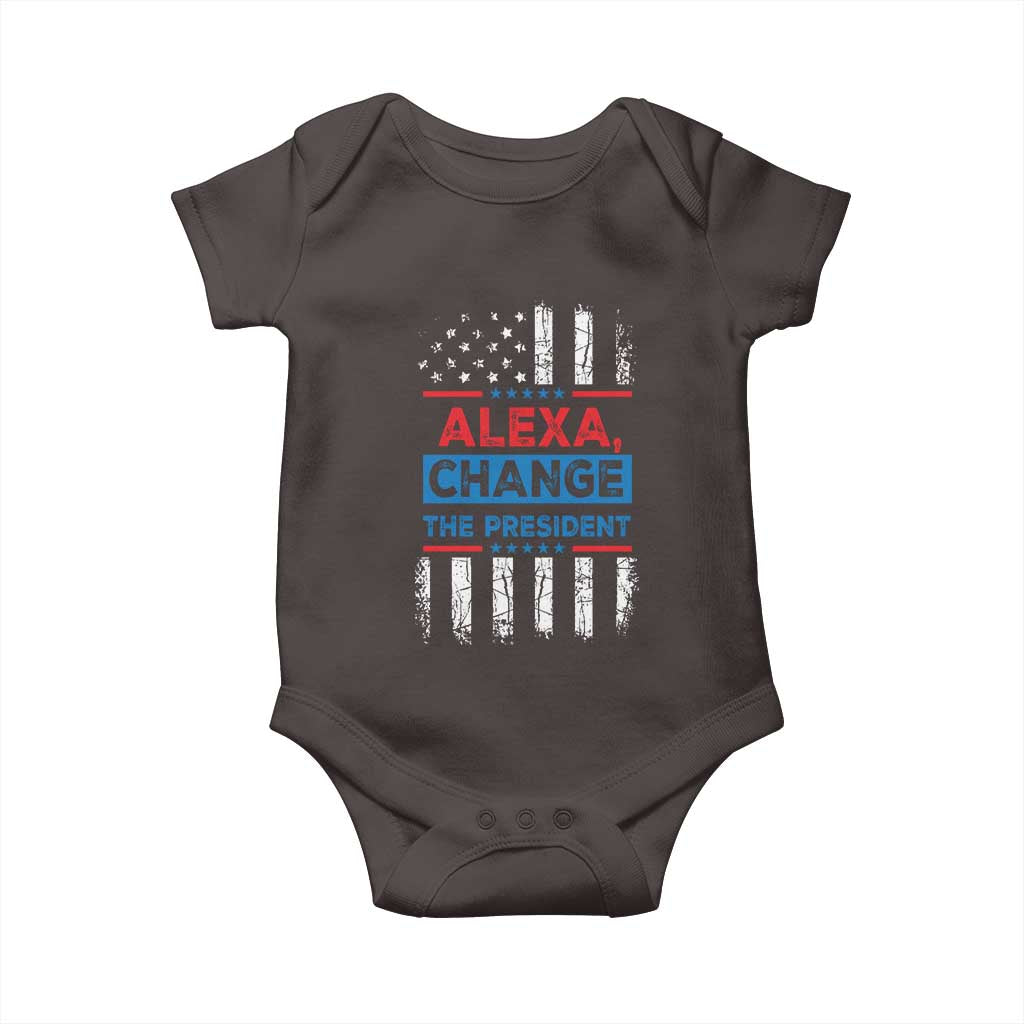 Funny Alexa Change The President Baby Onesie