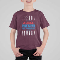 Funny Alexa Change The President T Shirt For Kid