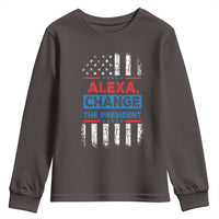 Funny Alexa Change The President Youth Sweatshirt
