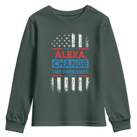Funny Alexa Change The President Youth Sweatshirt