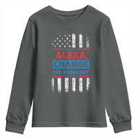 Funny Alexa Change The President Youth Sweatshirt