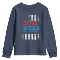 Funny Alexa Change The President Youth Sweatshirt
