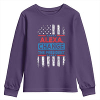 Funny Alexa Change The President Youth Sweatshirt
