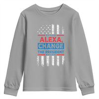 Funny Alexa Change The President Youth Sweatshirt