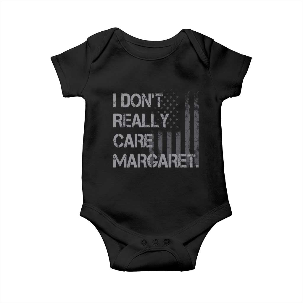 JD Vance Baby Onesie I Don't Really Care Margaret American Flag