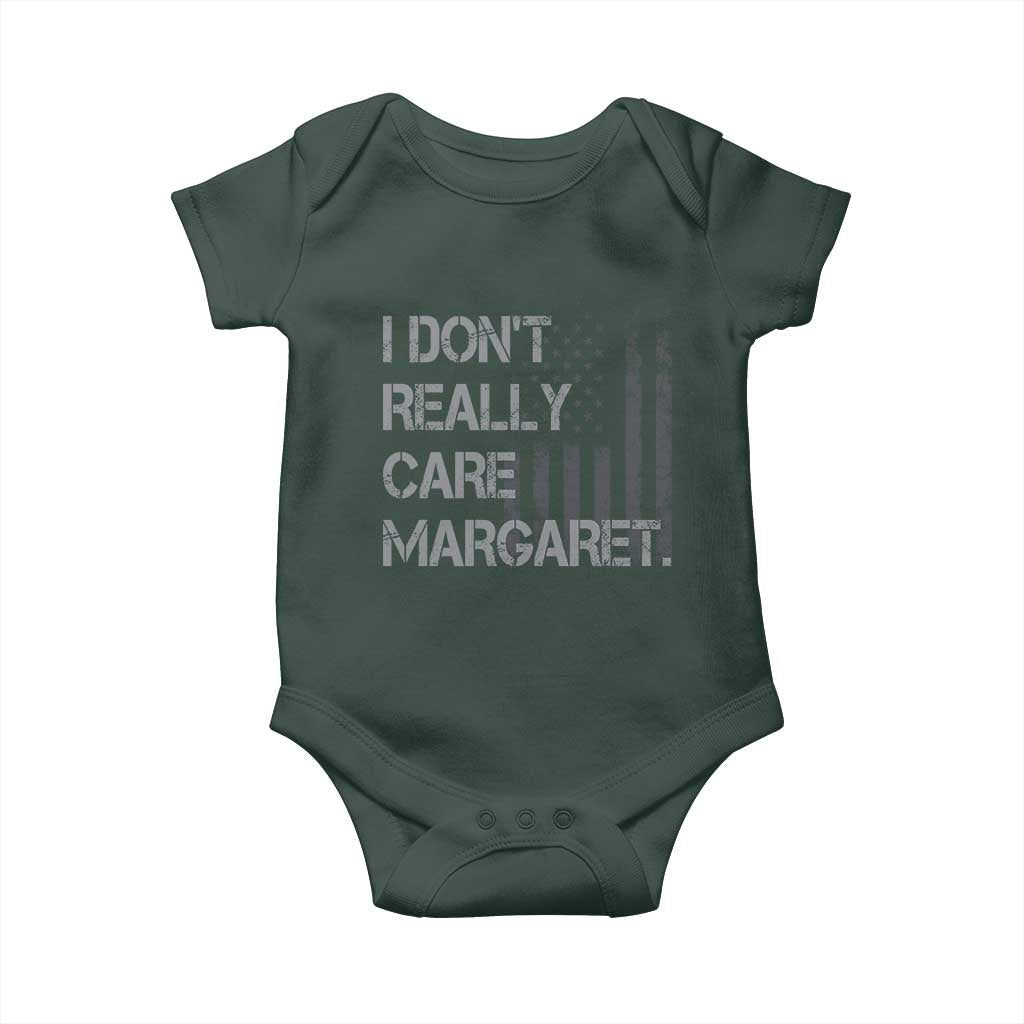 JD Vance Baby Onesie I Don't Really Care Margaret American Flag