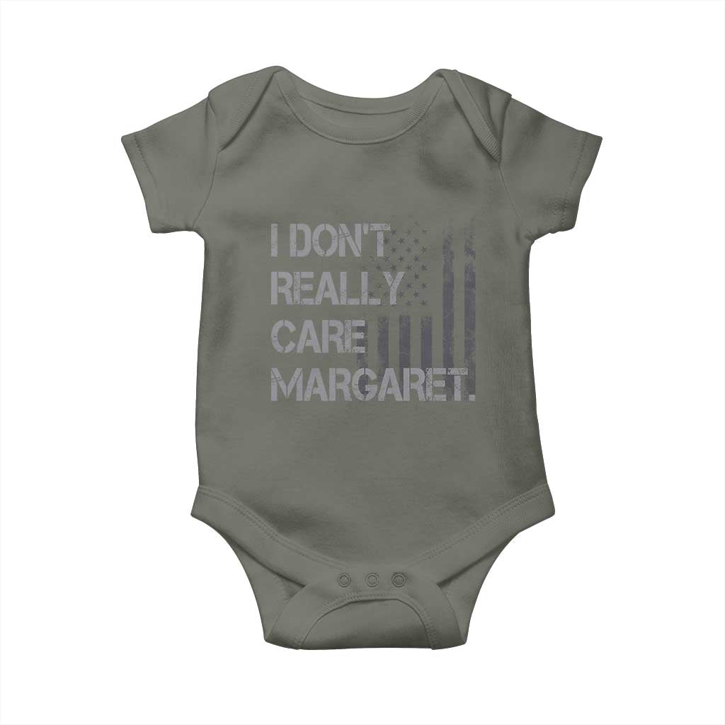 JD Vance Baby Onesie I Don't Really Care Margaret American Flag