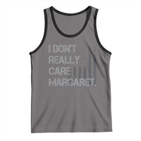 JD Vance Tank Top I Don't Really Care Margaret American Flag