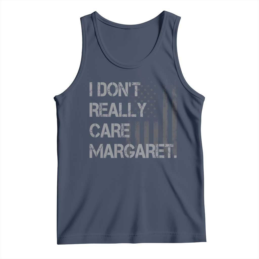 JD Vance Tank Top I Don't Really Care Margaret American Flag