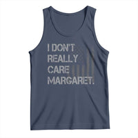 JD Vance Tank Top I Don't Really Care Margaret American Flag