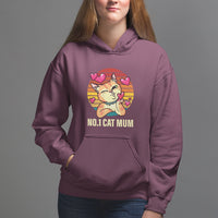 Mother's Day Cat Lover Hoodie No.1 Cat Mum Mother Of Cats - Wonder Print Shop