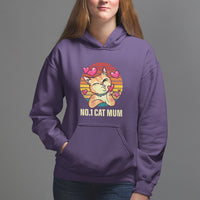 Mother's Day Cat Lover Hoodie No.1 Cat Mum Mother Of Cats - Wonder Print Shop