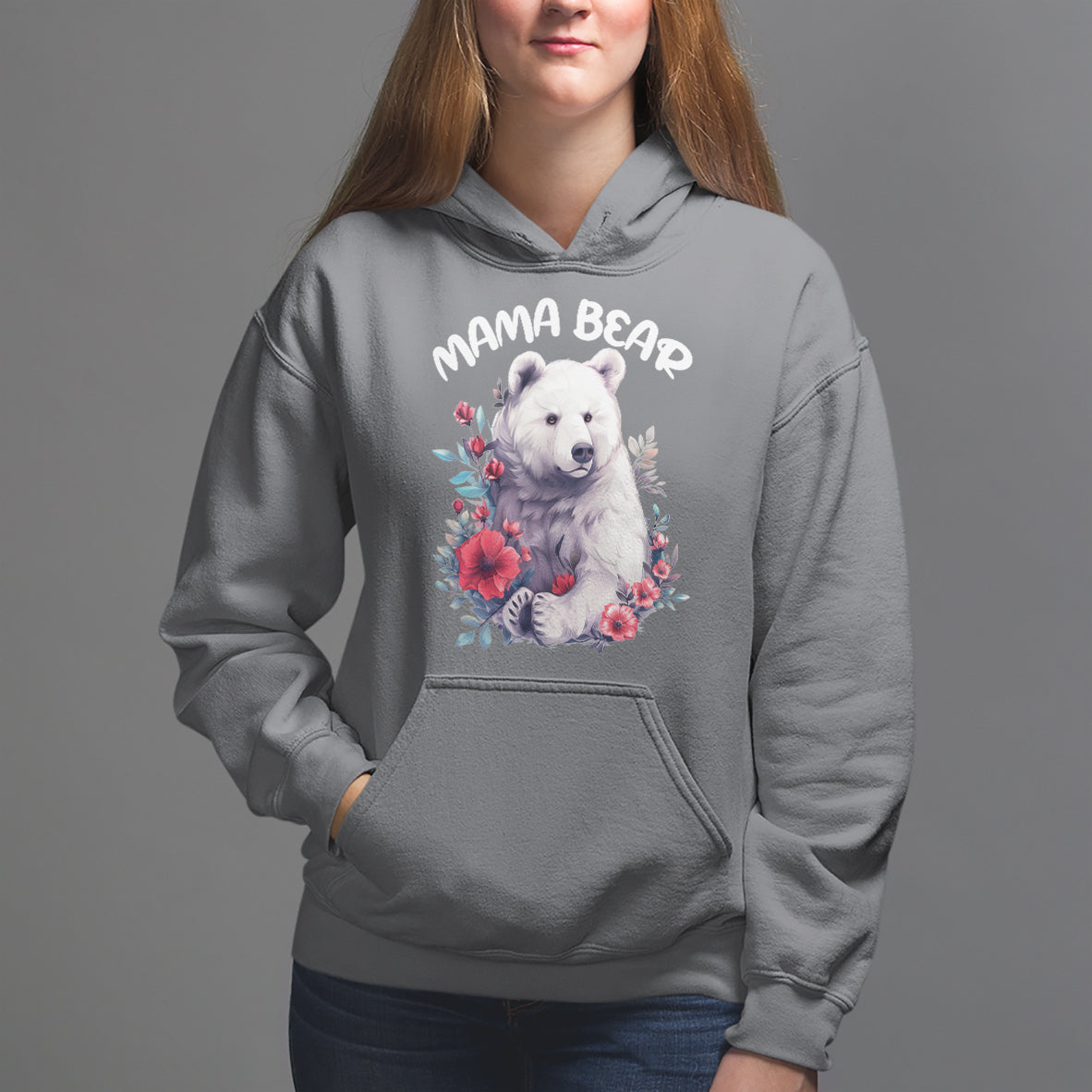 Mother's Day Mama Bear Best Mom Hoodie - Wonder Print Shop