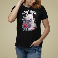 Mother's Day Mama Bear Best Mom T Shirt For Women - Wonder Print Shop