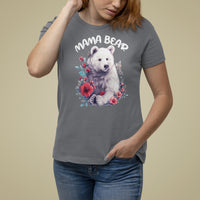 Mother's Day Mama Bear Best Mom T Shirt For Women - Wonder Print Shop