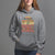 Mother's Day Grandma Groovy Floral Hippie Retro Flower Hoodie - Wonder Print Shop