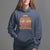 Mother's Day Grandma Groovy Floral Hippie Retro Flower Hoodie - Wonder Print Shop