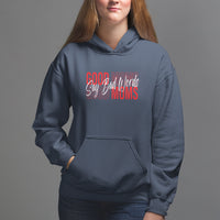 Mother's Day Hoodie Good Moms Say Bad Words - Wonder Print Shop