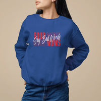Mother's Day Sweatshirt Good Moms Say Bad Words - Wonder Print Shop