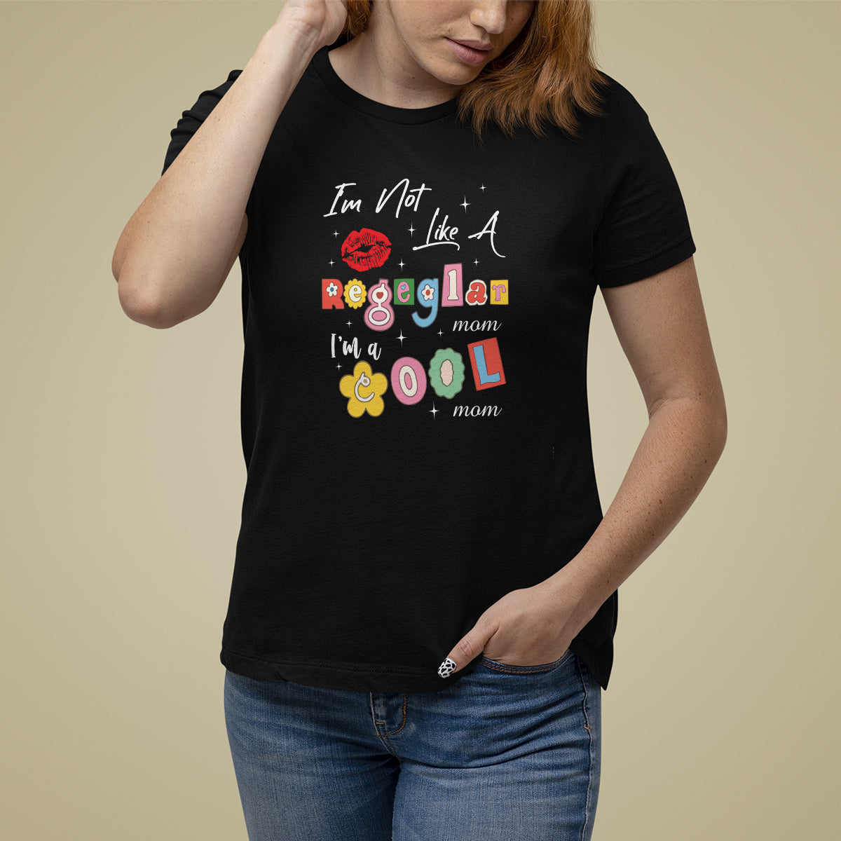 Mother's Day T Shirt For Women I'm Not Like A Regular Mom I'm A Cool Moms - Wonder Print Shop