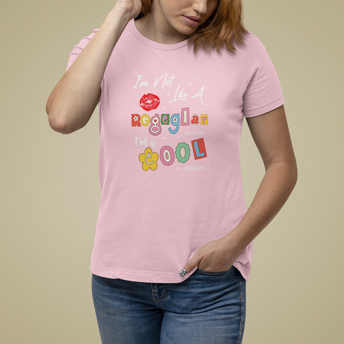 Mother's Day T Shirt For Women I'm Not Like A Regular Mom I'm A Cool Moms - Wonder Print Shop