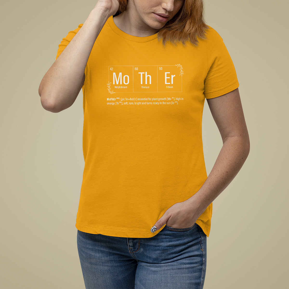 Mother's Day T Shirt For Women Funny Mother Periodic Table Science Chemistry Mom - Wonder Print Shop