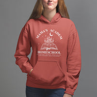 Mother's Day Hoodie Mama's Academy Homeschool Cute Stay At Home Mom - Wonder Print Shop
