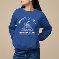 Mother's Day Sweatshirt Mama's Academy Homeschool Cute Stay At Home Mom - Wonder Print Shop