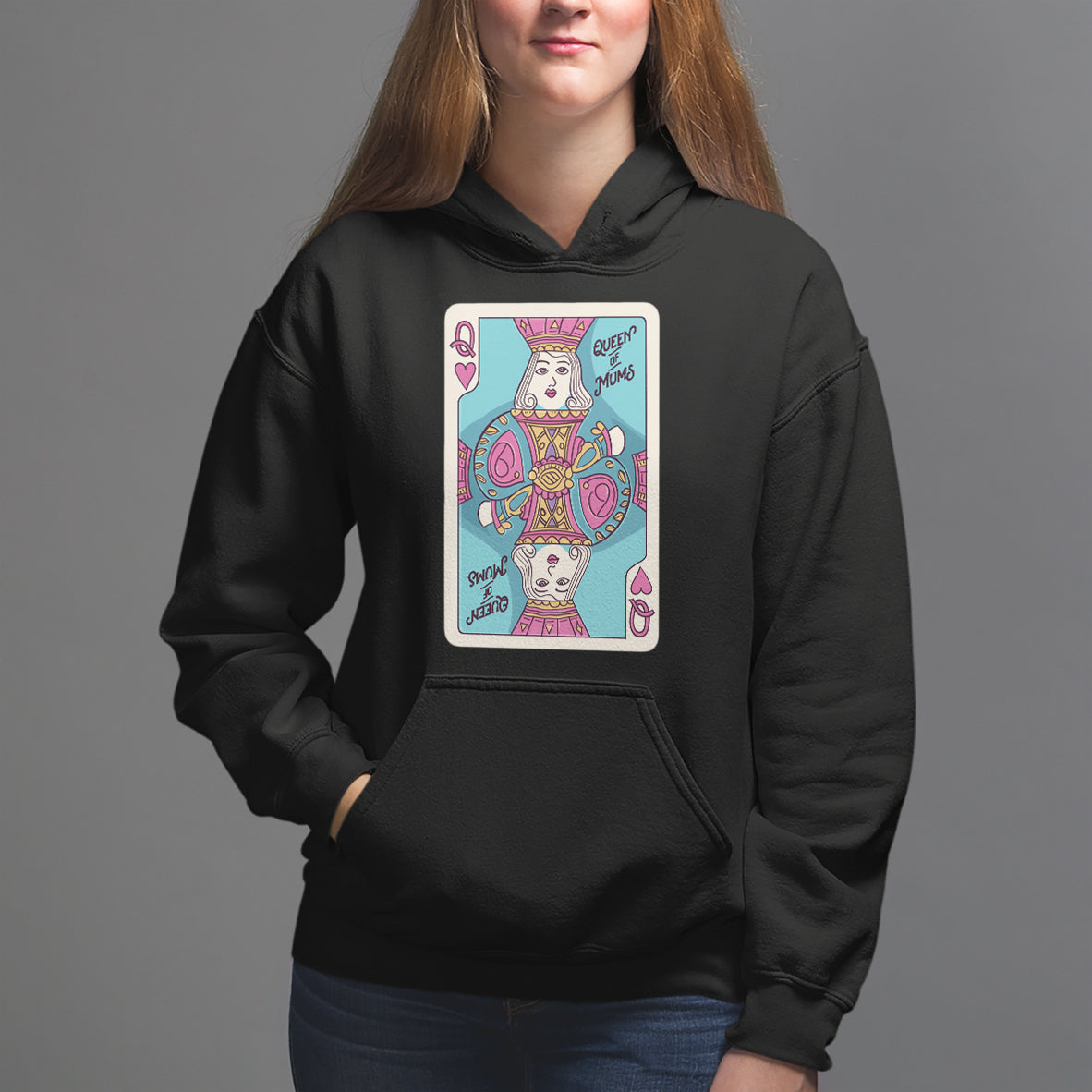 Mother's Day Hoodie Queen Of Mums Best Mom Ever - Wonder Print Shop