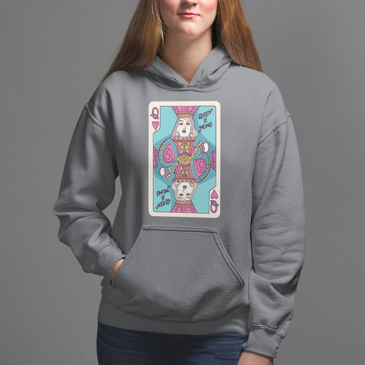 Mother's Day Hoodie Queen Of Mums Best Mom Ever - Wonder Print Shop