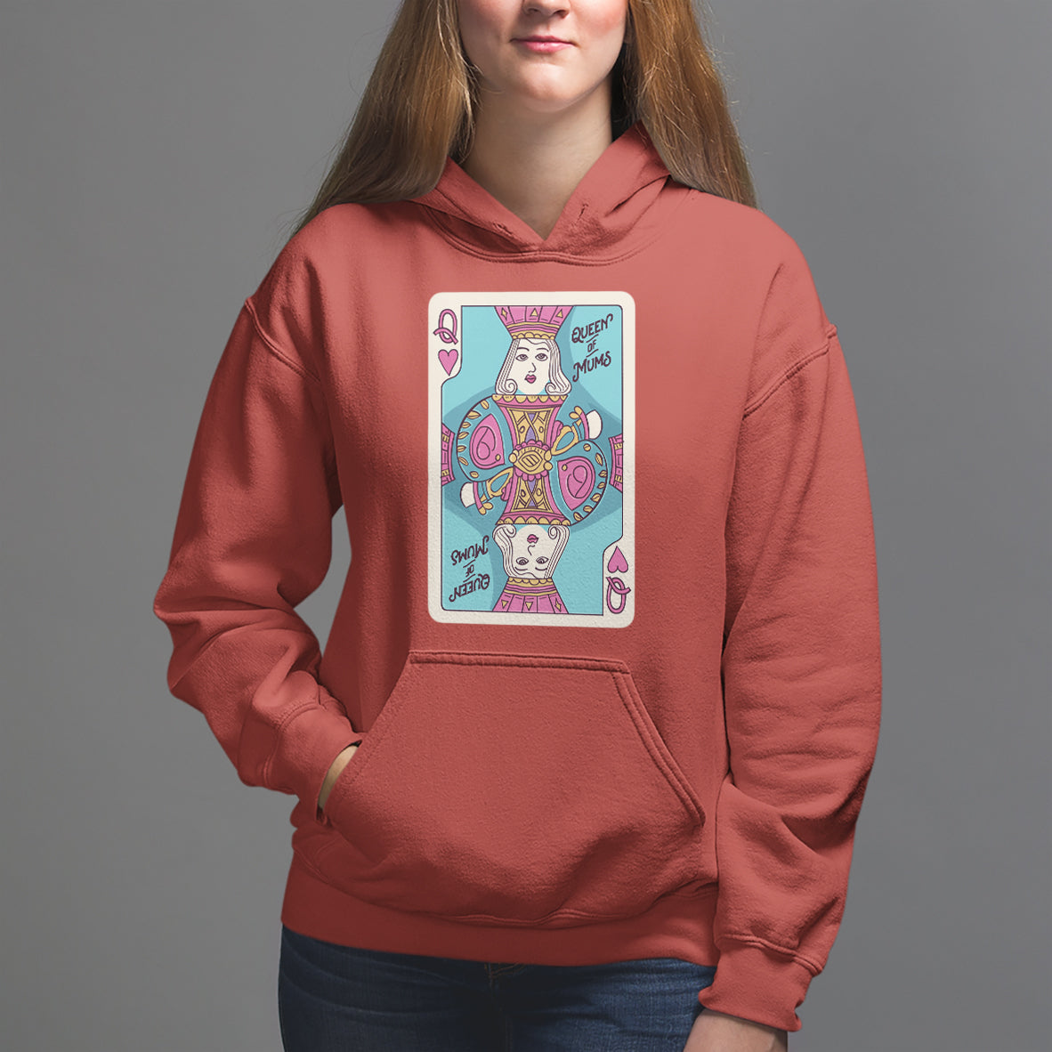 Mother's Day Hoodie Queen Of Mums Best Mom Ever - Wonder Print Shop