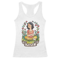 Mother's Day Mama Picture Racerback Tank Top