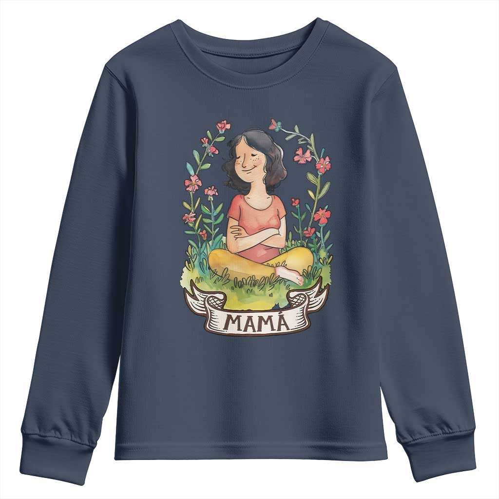 Mother's Day Mama Picture Youth Sweatshirt