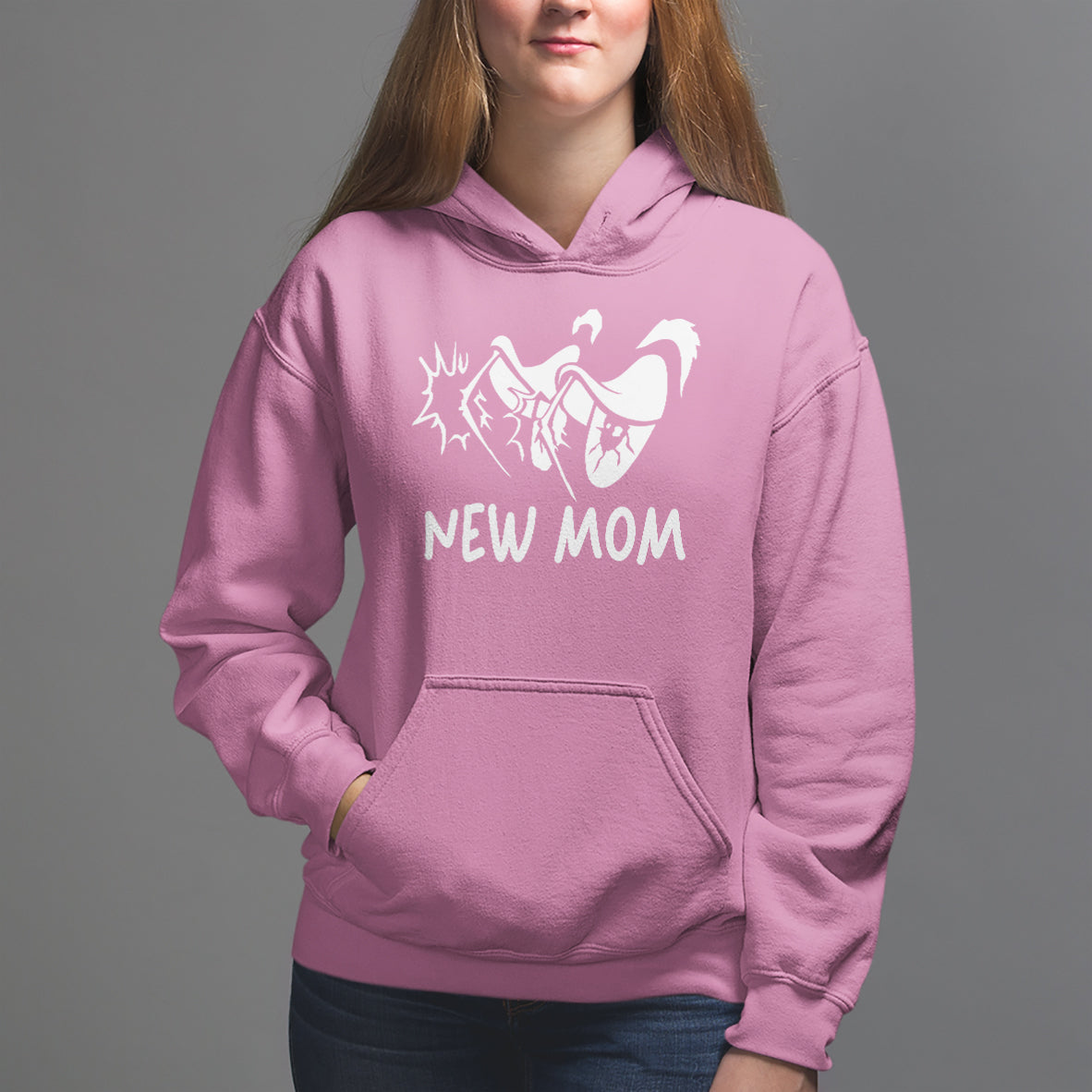 Mother's Day Hoodie New Mom Funny Eyes Need More Sleep - Wonder Print Shop