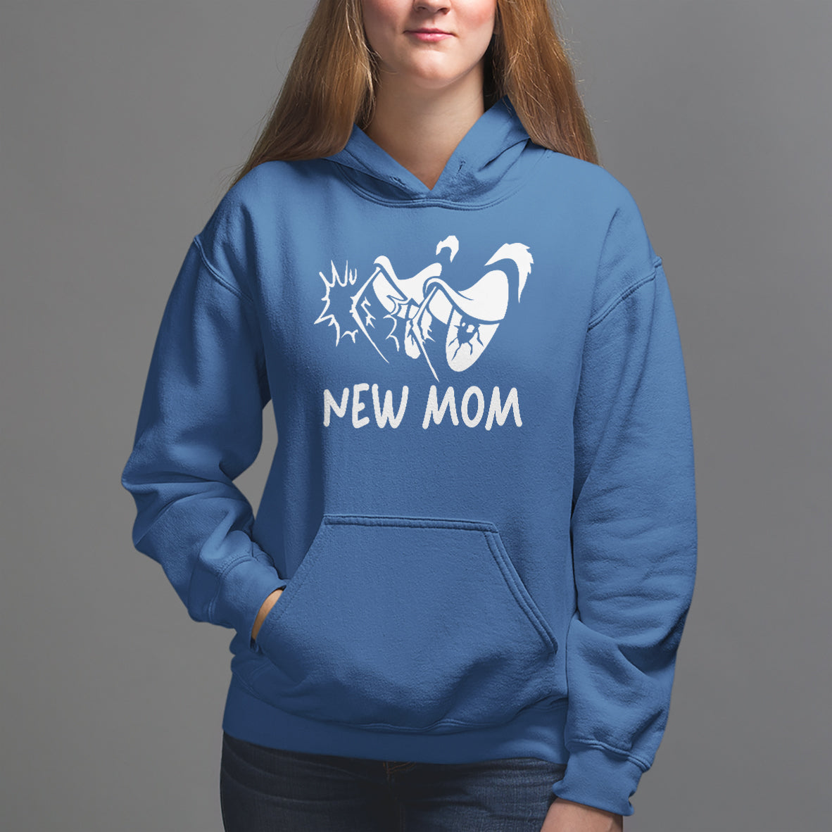 Mother's Day Hoodie New Mom Funny Eyes Need More Sleep - Wonder Print Shop