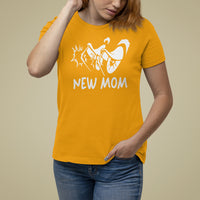 Mother's Day T Shirt For Women New Mom Funny Eyes Need More Sleep - Wonder Print Shop