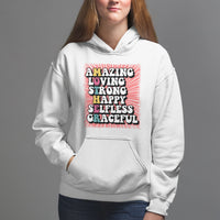 Mother's Day Hoodie Amazing Loving Strong Happy Selfless Graceful Mom - Wonder Print Shop